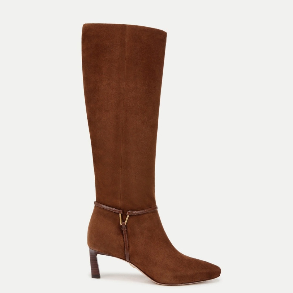Veronica Beard Kenzie Mid-Heel Tall Boot